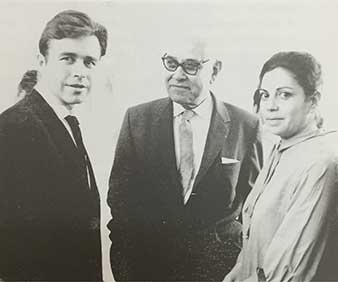 Lilia Carrillo. Manuel Felguérez, Rufino Tamayo y Lilia Carrillo, en la inauguración de una exposición de Lilia. Ciudad de México, 1962